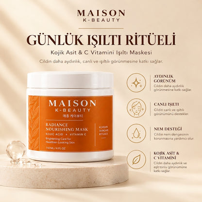Kojik Asit & C Vitamini Işıltı Maskesi
