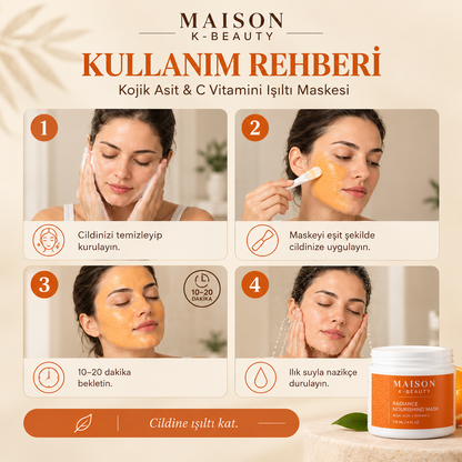 Kojik Asit & C Vitamini Işıltı Maskesi