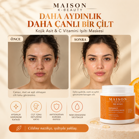 Kojik Asit & C Vitamini Işıltı Maskesi